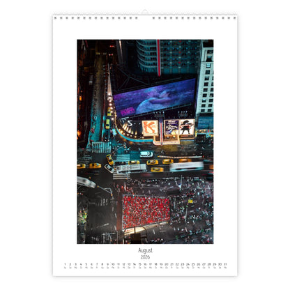 New York  Rooftop Calendar 2026 vertical