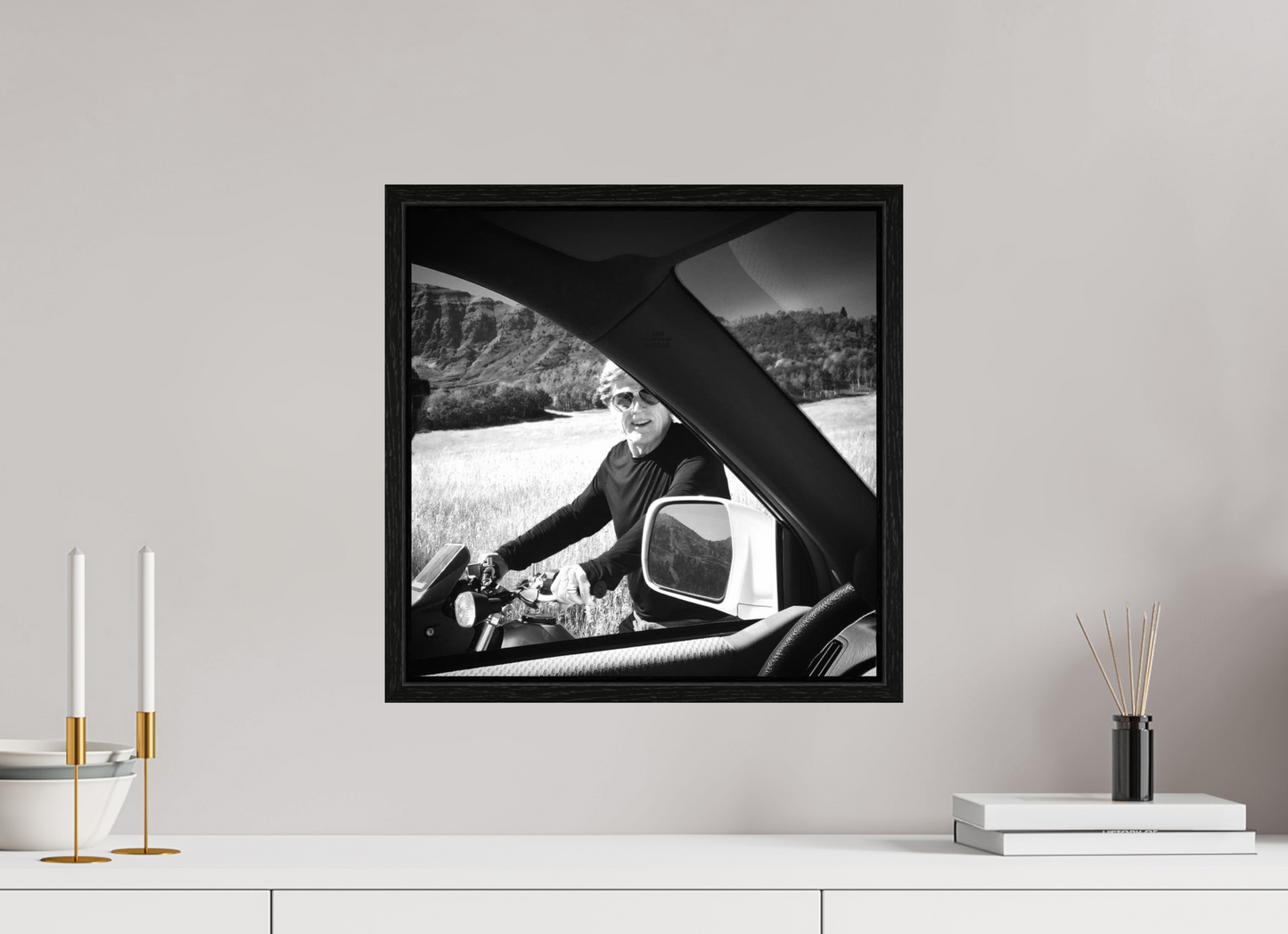 40 x 40 cm, Floater Frame Bob